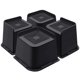 thumbnail image 1 of Elevadores de Cama ANNKUT 10 cm Resistente Juego de 4 Negro, 1 of 7