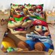 thumbnail image 1 of Super Mario 3-Piece Comforter Set for Bedroom Super Mario Bedding Set for Kids Adults Soft Microfiber Duvet Cover Set with Zipper Closure, 1 of 5