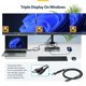 thumbnail image 4 of Estación de acoplamiento USB-C StarTech Triple 4K 60 Hz 140 W, 4 of 9