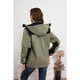 thumbnail image 4 of Chaqueta Mujer Cortaviento Impermeable Forro Interior Piel Capucha 007, 4 of 4