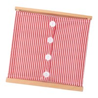 Magideal - Tablero Ocupado De Educación Temprana, Vestido De Aprendizaje, Habilidades Motoras Finas, Tablero De Actividades, Juguete De Viaje, Tablero Sensorial Botón Grande