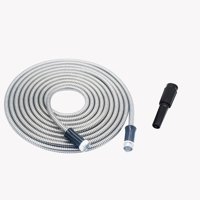 Xusx111 - Manguera De Jardín De Acero Inoxidable 304 Jardín- 25Ft, Sin Doblaje, Ligero Peso, Flexible, A Prueba De Perforación, No Masticable Por Mascotas, Expandible, A Prueba Del Tiempo, Lágrima Pro