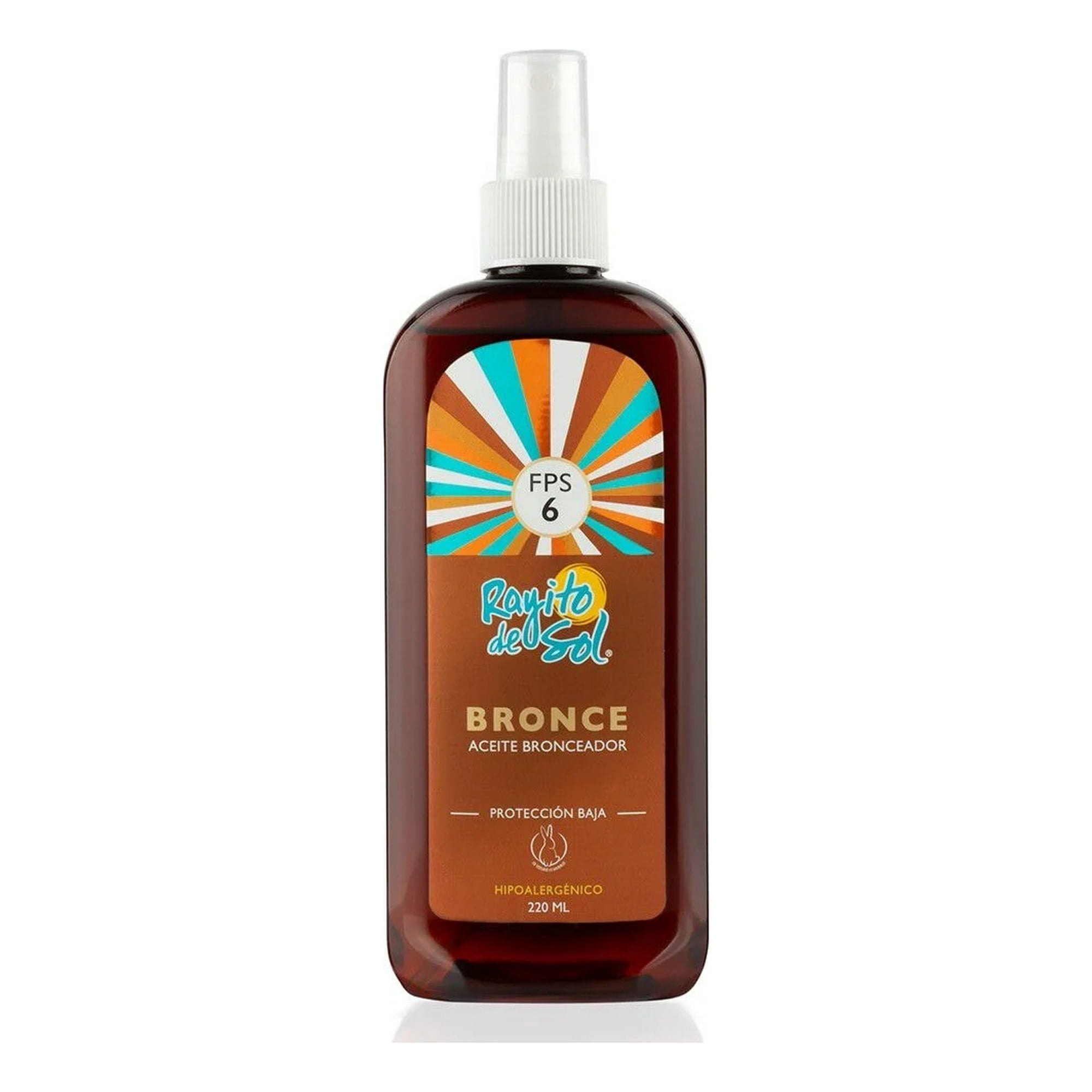 Aceite Bronceador 220 ml Rayito De Sol