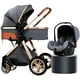 thumbnail image 1 of Coche Cuna Con Silla Nido Y Accesorios LuBabycas Gris, 1 of 8