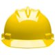 thumbnail image 2 of Casco de seguridad Bullard S61 estilo gorra con ajuste de matraca de 4 puntos, amarillo, 2 of 4