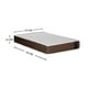 thumbnail image 4 of Colchón America Chocolate 1.5 Plazas - 20 Cm, 4 of 4