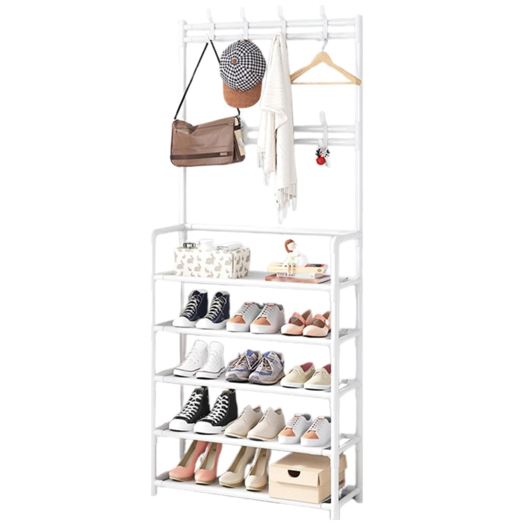 Citohome - Organizador De Calzado Zapatos 5 Niveles Color Blanco