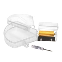 Bothyi - Caja De Pintura De Borde De Cuero, Herramienta De Artesanía En Cuero Fácil De Usar, Caja De Aceite De Sellado De Borde, Rosca Gruesa