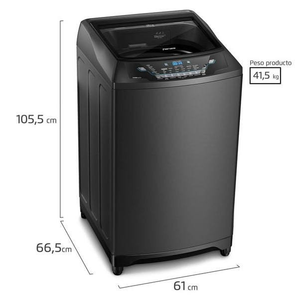 Lavadora Automática 18kg Carga Superior Premium Care 18 Onix | Lider