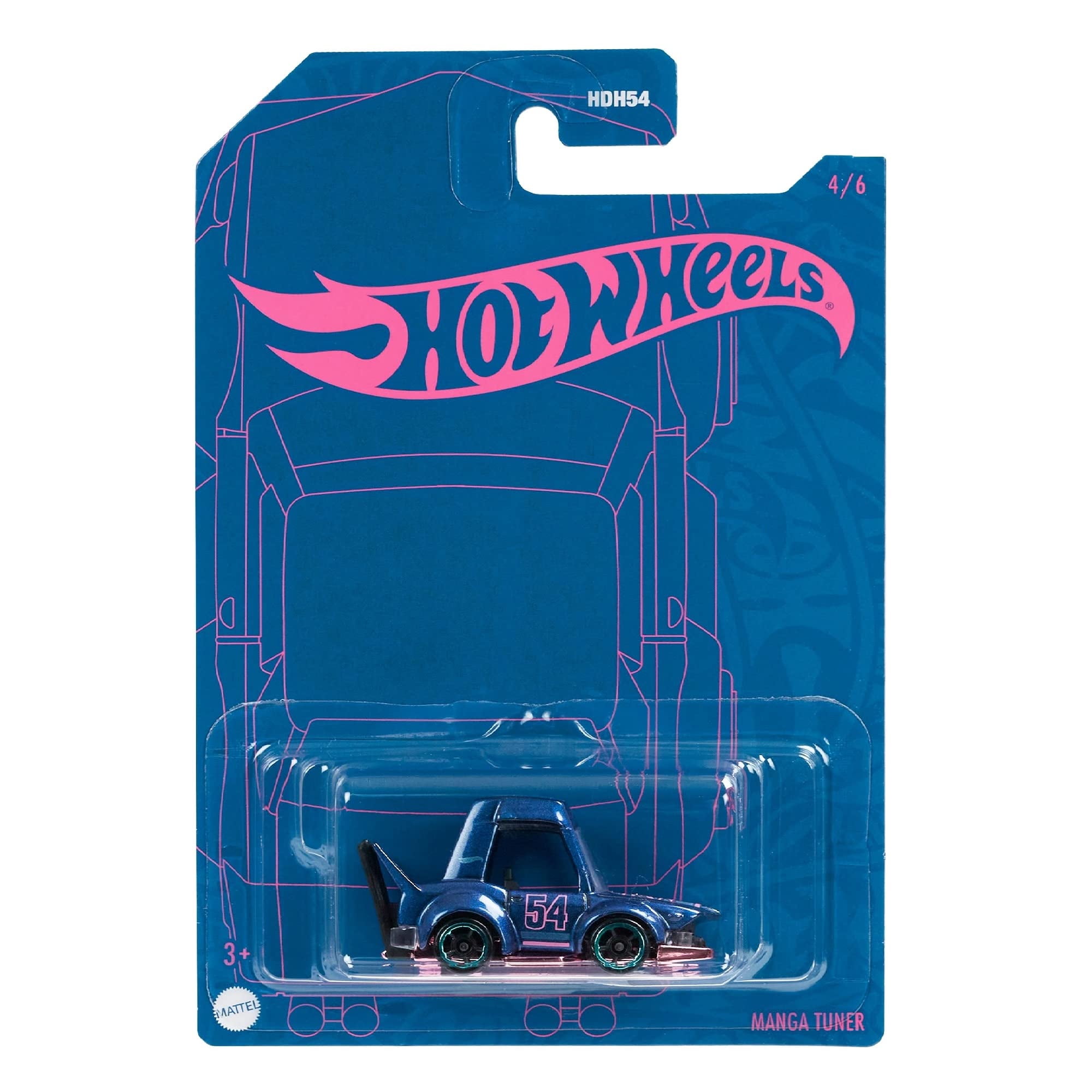 Auto De Colección Hot Wheels Manga Tuner Pearl Chrome 4/6