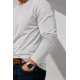 thumbnail image 3 of Polera Manga Larga De Hombre 250g/m Cuello Redondo Algodon Gris M Lisa, 3 of 3