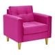 thumbnail image 2 of Sofa Retro 1C Felpa 01 Fucsia, 2 of 6