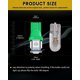 thumbnail image 5 of Bombilla LED YM E-Bright T10 194 168 2825 W 5W 5050 5-SMD verde 12 V, 5 of 6