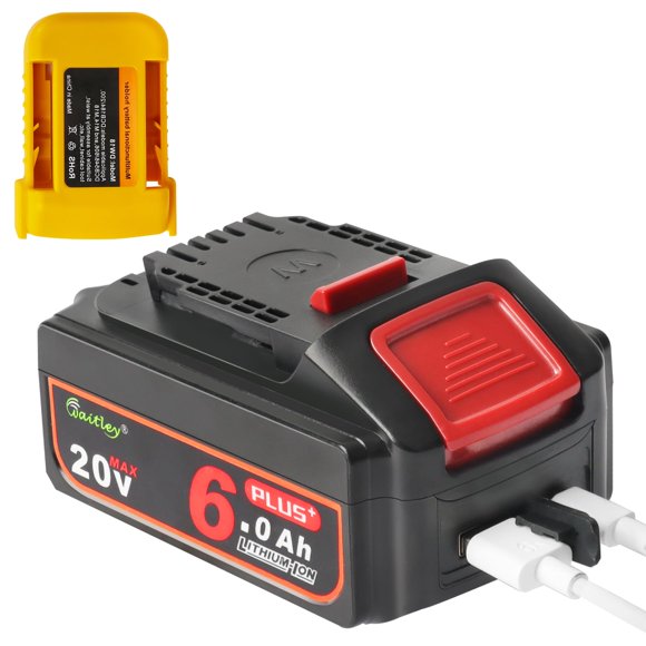 Batería de repuesto Waitley 20V 6.0Ah para herramientas Dewalt 20V