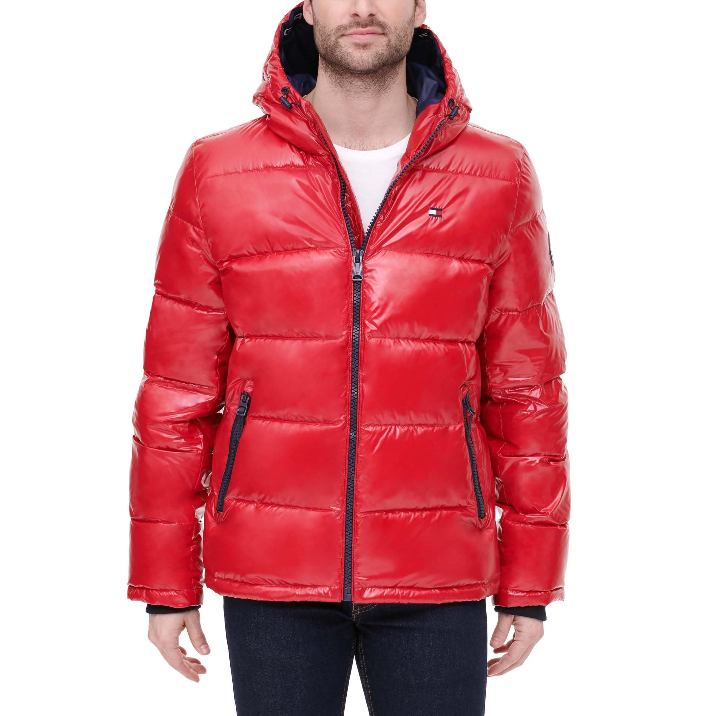 Chaqueta Acolchada Tommy Hilfiger New Pearl Red Para Hombre