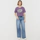 thumbnail image 4 of Polera Fun Mujer Manga Corta Crop Morado Corona, 4 of 5