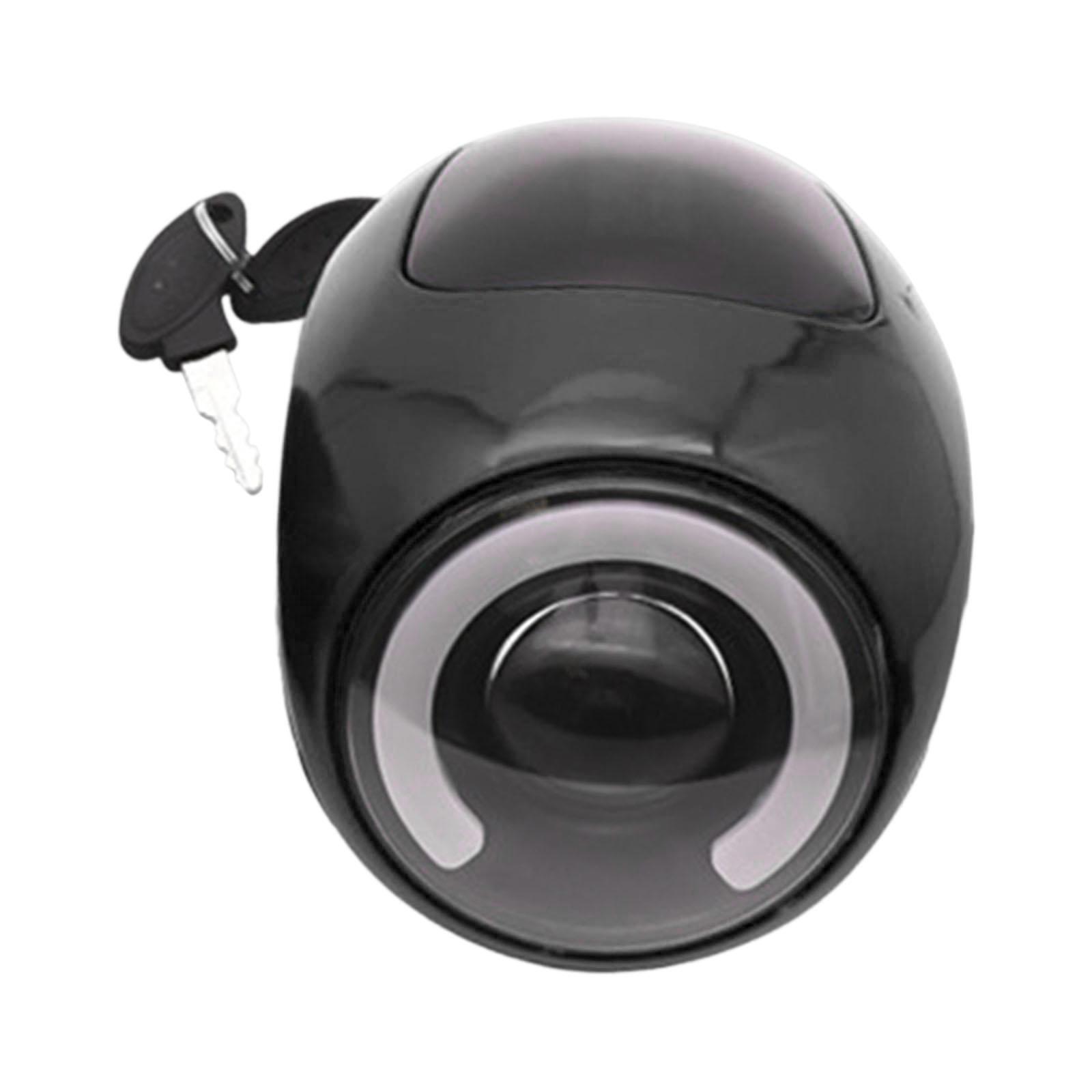 Magideal - Faro De Bicicleta Eléctrica De 48-60V, Luces De Instrumentos Con Bocina, Accesorio Universal Ligero, Lámpara De Cabeza De Bicicleta Eléctrica, Luz Del Negro