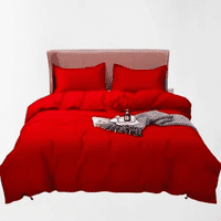 Genérico - Juego Sabana 200 Hilos 2 Plazas 4 Piezas Color Liso