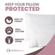 thumbnail image 2 of Juego de 12 protectores de almohada CIRCLESHOME, 100% algodón, tamaño queen, 2 of 7