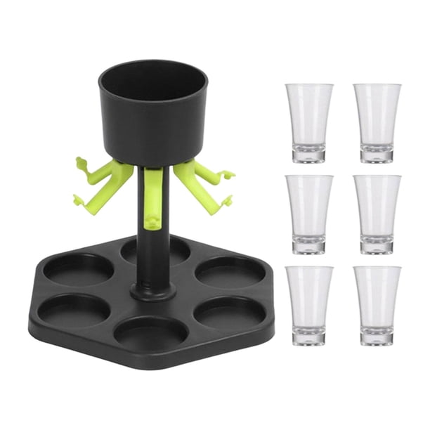 Portavasos para degustación de cerveza, bandeja para tazas, soporte para bandeja de vidrio, bandeja para servir cerveza para gabinete de casa, cocina, Rejilla con taza