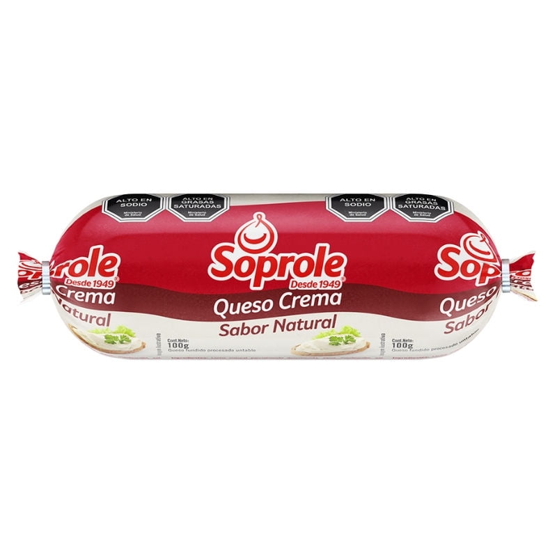 Queso Crema Natural Untable 100 g Soprole