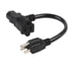 thumbnail image 1 of Cable de alimentación acbroad 0,6 m NEMA 5-15P a C13+5-15R, 1 of 5