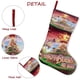 thumbnail image 5 of Película Earthbound Tema: Calcetines de Navidad, fino lino blanco para colgar en escaleras y chimenea, decoración navideña para el hogar, regalo de Navidad. 45cm × 32cm, 5 of 5