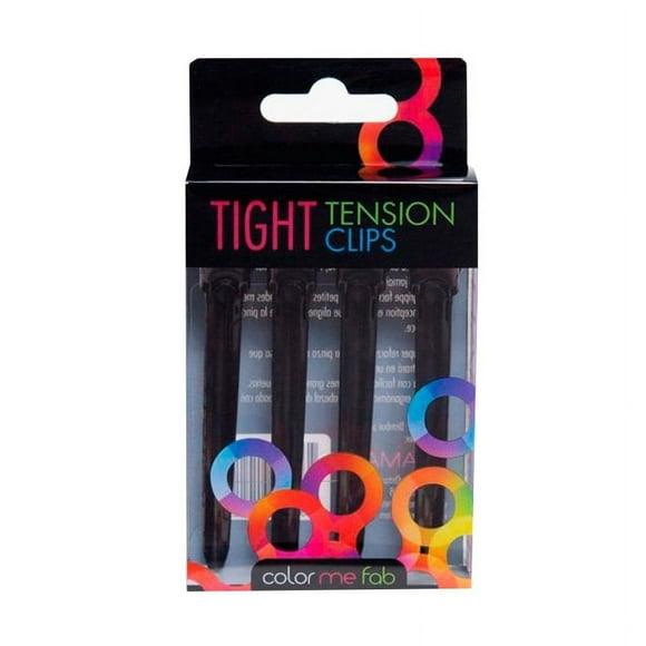 Pinzas De Tension Cabello Negras 4und