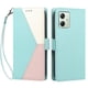 thumbnail image 3 of Funda Cartera Tricolor para Motorola Moto G14 con Soporte, Verde, 3 of 6
