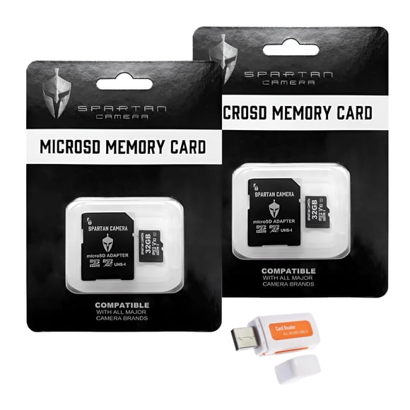 Tarjeta de memoria Micro SD Spartan de 32 GB con adaptador y lector de tarjetas