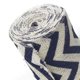thumbnail image 4 of Cinta de yute AAYU, paquete de 3 rollos, 4" azul con diseño chevron, 4 of 5
