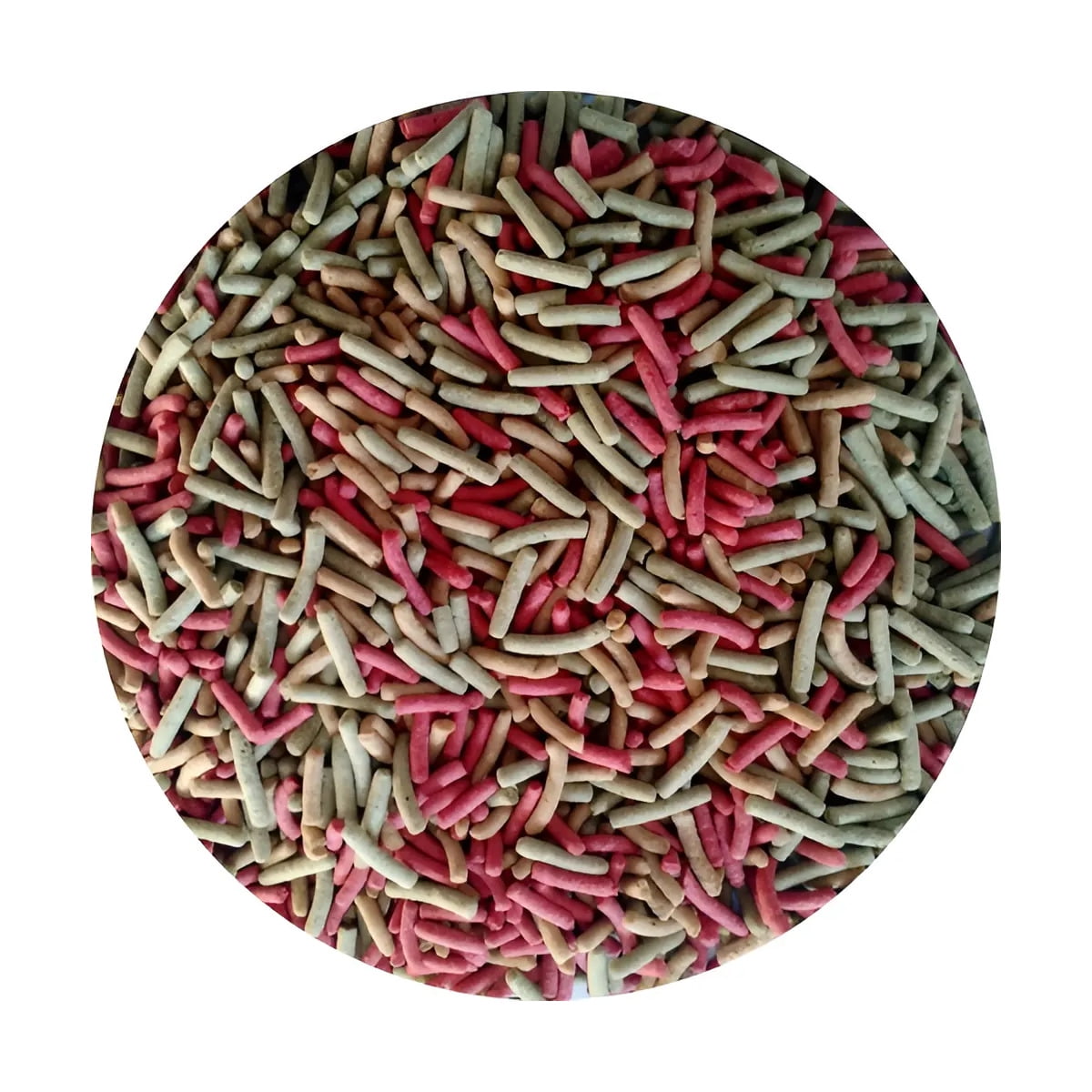 Alimento Pellet para Peces Tortugas Mixto Tricolor 25 Gr