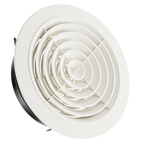 Funda de ventilación redonda Soffit Vent HG POWER, 20 cm, ABS, color blanco
