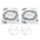 thumbnail image 2 of 2 Juegos De Sellos Transparentes Con Forma De Pluma, Accesorios De Decoración Para Cuadernos Hechos A Mano, 2 of 11