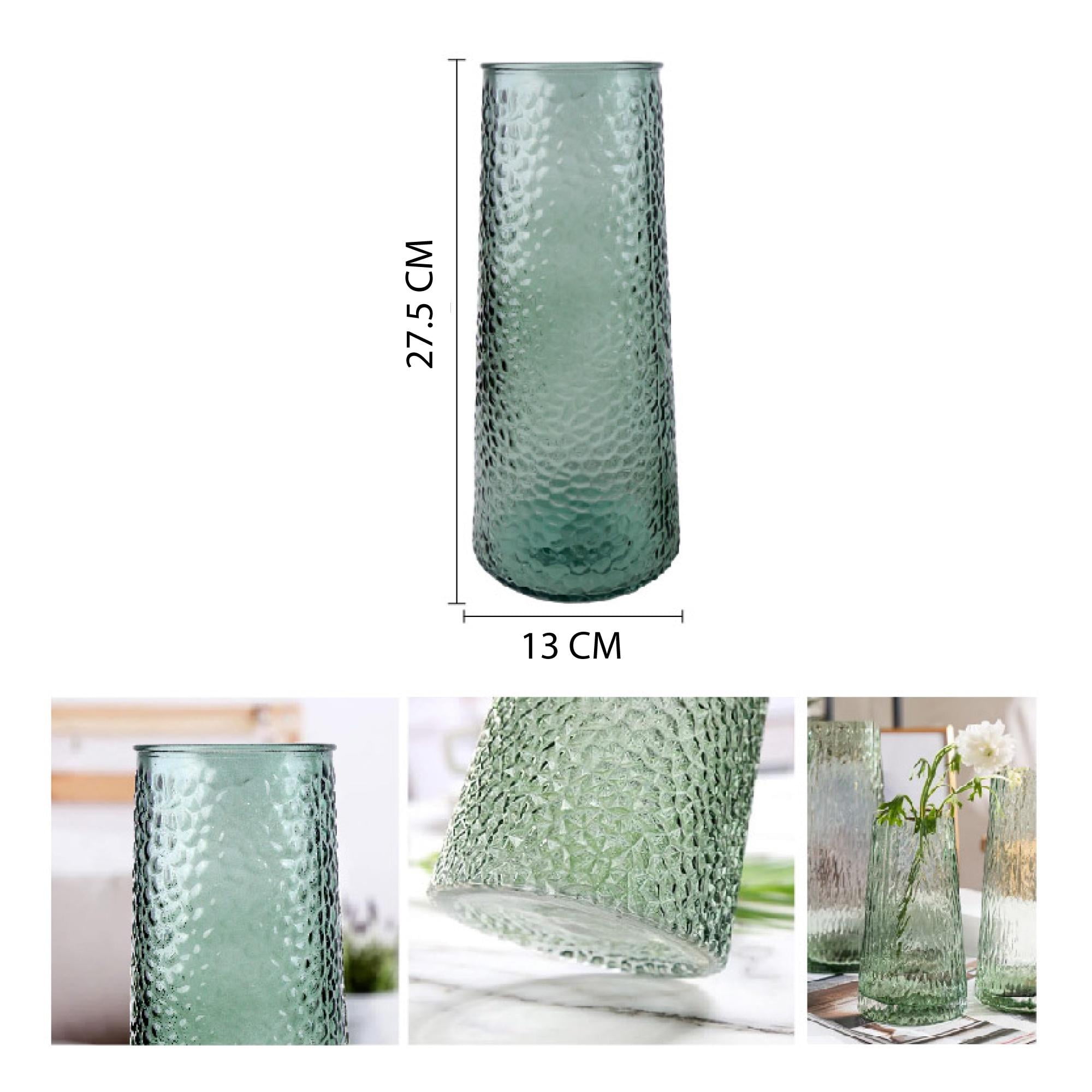 Xianzhu - Jarrón Cilíndrico De Vidrio 27,5 X 13 Cm