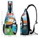 thumbnail image 2 of Leo el Camión Riñonera Bandolera con Estampado Integral para Hombres y Mujeres, Bolso Cruzado Gráfico de Tendencia, Mochila de Hombro Streetwear para Ciclismo y Deportes, Riñonera Versátil Casual, 2 of 6