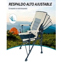 Imac Hogar - Silla Plegable De Playa Camping Picnic Porta Vasos Portátil