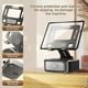 thumbnail image 3 of Soporte para Tablet 3 en 1 con rotación de 360° y altavoz Bluetooth inalámbrico, soporte antideslizante ajustable para iPad Pro y iPhone 16/15 Pro Max-Negro, 3 of 8