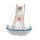thumbnail image 3 of Mini Modelo De Barco De Vela De Estilo Mediterráneo De Madera Retro Decoración Náutica # 5, 3 of 5