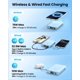thumbnail image 5 of Batería Externa Chowchamps 10.000 mAh Magnética 22,5 W Azul Cielo, 5 of 7