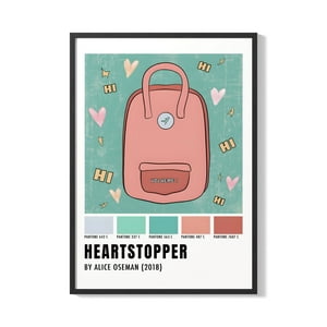 Creango - Cuadro Poster Enmarcado Heartstopper Decorativo