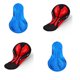 thumbnail image 2 of 4x Premium Cycling Gel Pad Shorts Transpirables Pantalones Mujeres Bike Cushion Riders Azul, 2 of 3