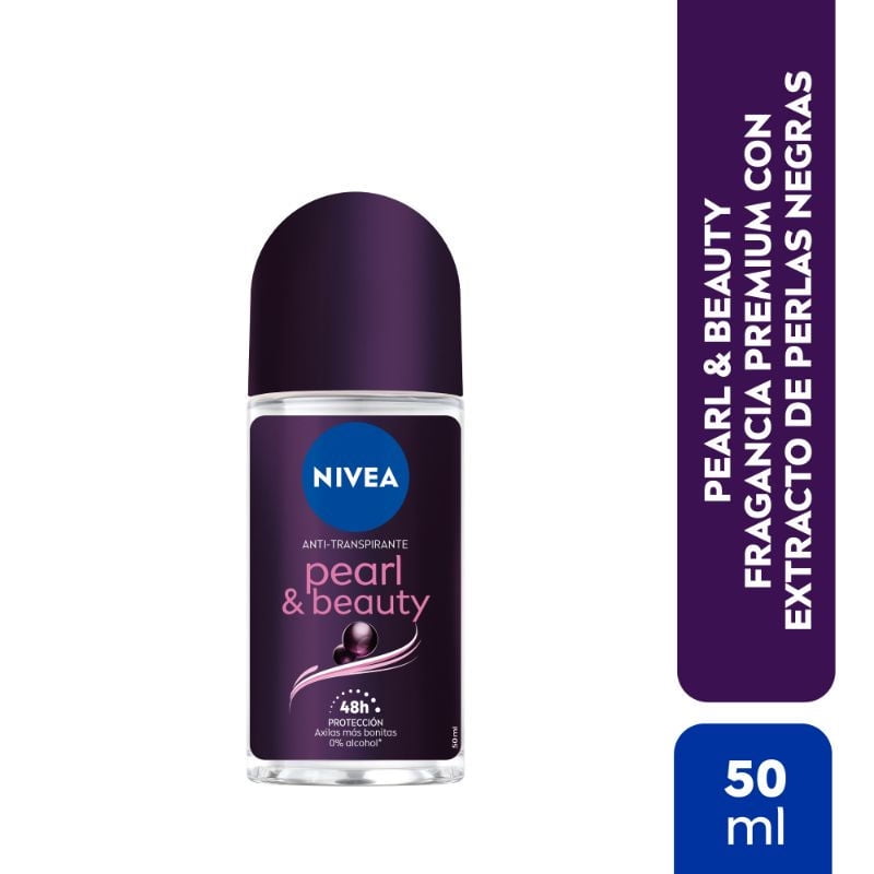 Desodorante Pearl & Beauty Black Roll On 50 ml Nivea