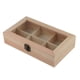 thumbnail image 1 of Caja de Almacenamiento para Bolsas de Té, Contenedor de Madera con Tapa y Etiqueta, 1 of 3