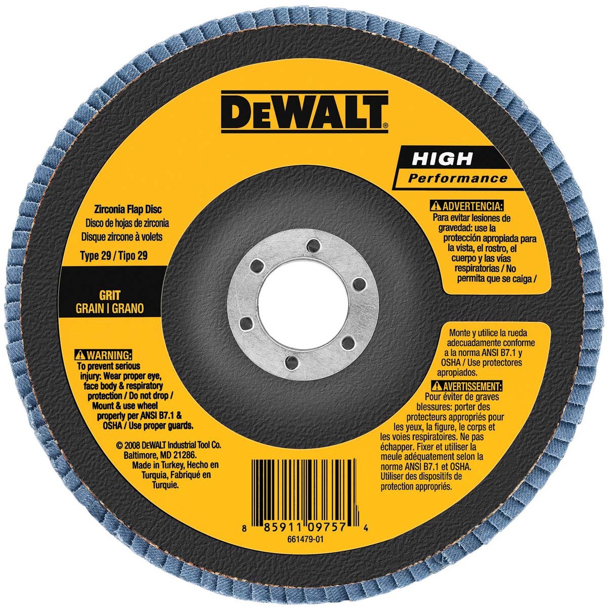 Dewalt - Disco De Solapa Dw8382 Tipo 29 80 G 15 Cm X 2 2 Cm