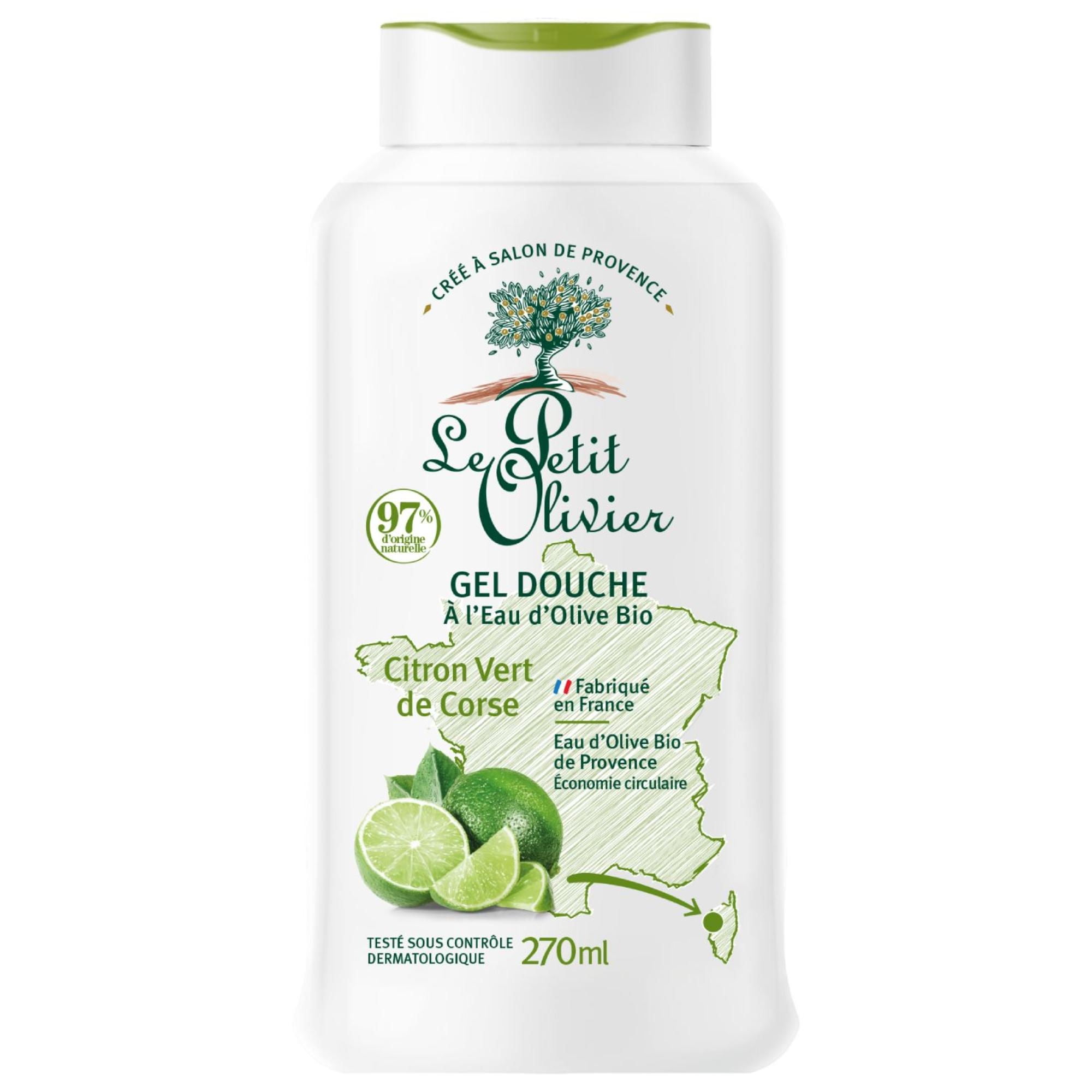 Gel De Ducha Al Agua De Oliva Lima 270 ml Le Petit Olivier