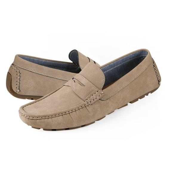 Zapatos Tommy Hilfiger Amile Driver para hombre, color topo, talla 11