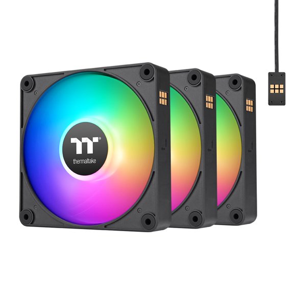 Ventilador de refrigeración Thermaltake CT120 EX ARGB Reverse 120 mm, paquete de 3