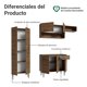 thumbnail image 4 of Kit Muebles de Cocina Madesa Emilly 229 cm 18 Marrón, 4 of 10