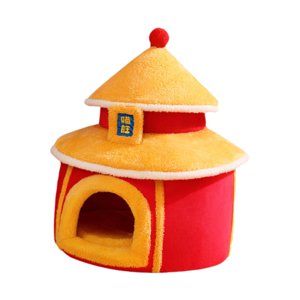 Ioensy - Casa Para Gatos, Cálida Perrera De Invierno, Acogedora Cama Lavable, Cueva Para Gatos, Para Gatitos